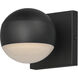 Modular LED 5 inch Black Outdoor Wall Sconce