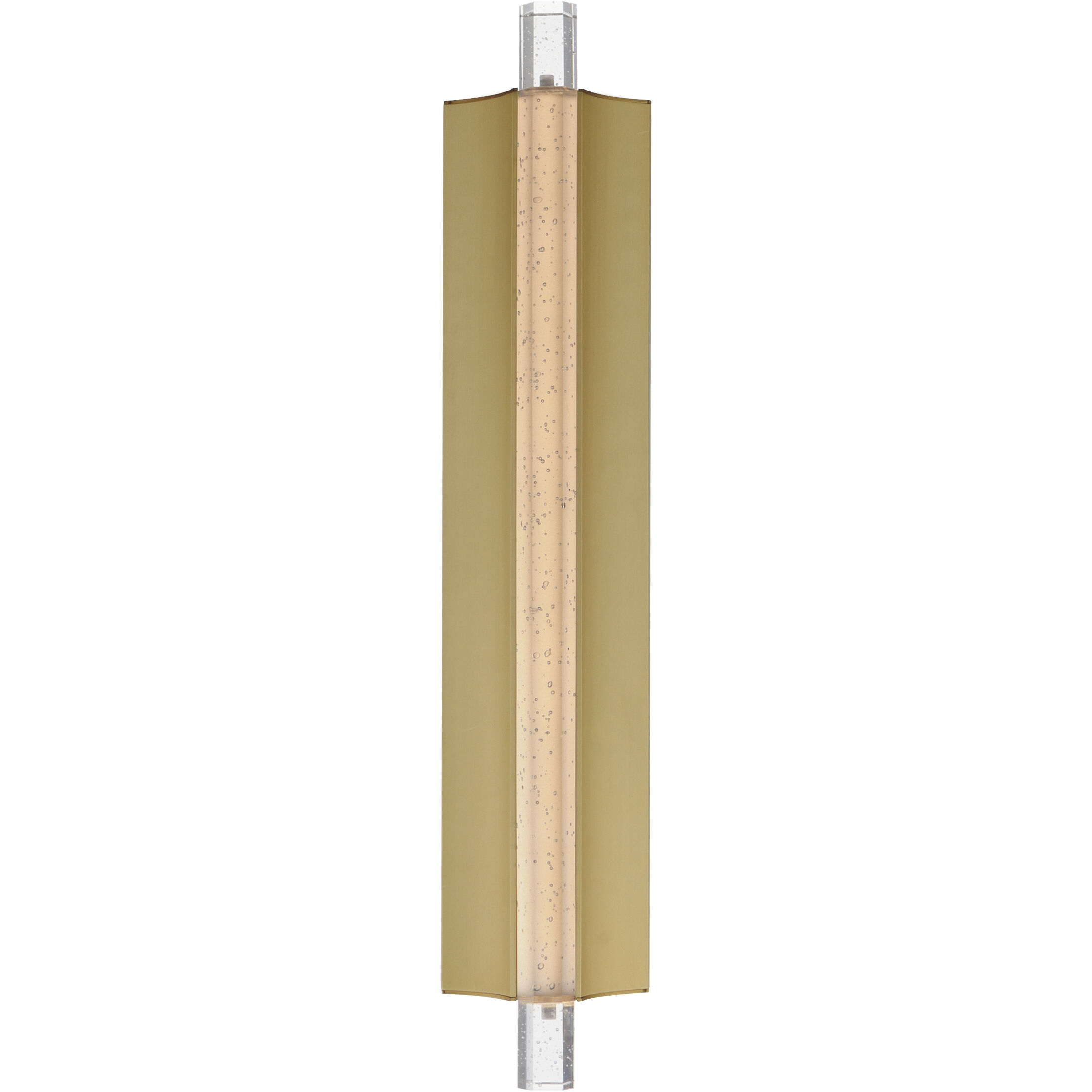 Hyperion LED 5 inch Gold ADA Wall Sconce Wall Light in Clear Crystal