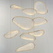 Moonscapes LED 47 inch Brushed Champagne Multi-Light Pendant Ceiling Light