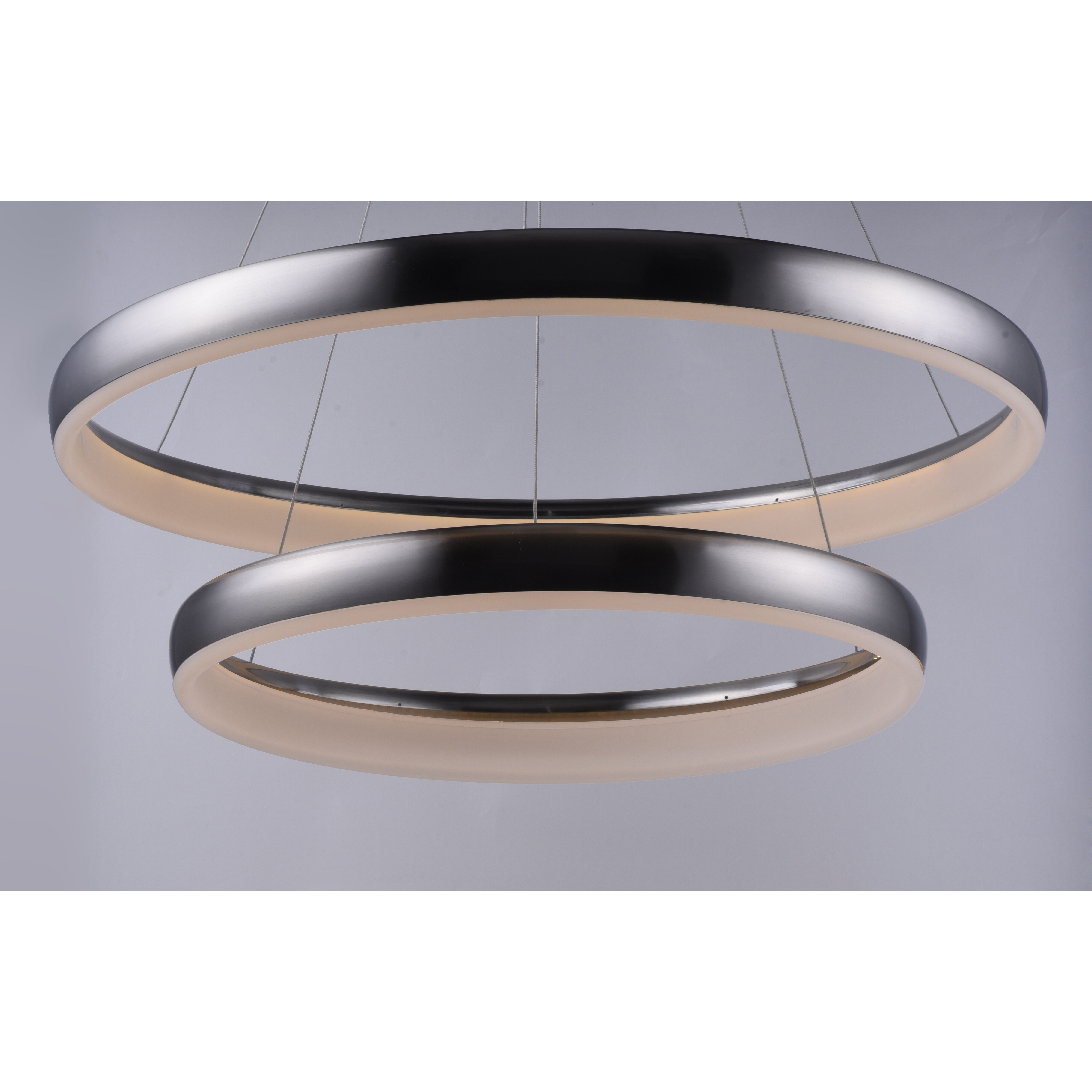 Innertube LED 31.5 inch Satin Nickel Multi-Light Pendant Ceiling Light