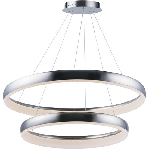 Innertube LED 31.5 inch Satin Nickel Multi-Light Pendant Ceiling Light