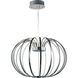 Argent LED LED 34.25 inch Polished Chrome Single Pendant Ceiling Light