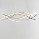 Coaster LED 10 inch Polished Chrome Single Pendant Ceiling Light