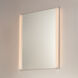 Luminance 36 X 32.75 inch Polished Chrome LED Wall Mirror