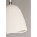 Sway LED 7 inch White Single Pendant Ceiling Light