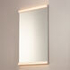 Luminance 38.75 X 30 inch Polished Chrome LED Wall Mirror