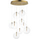 Global 9 Light 22.25 inch Pendant