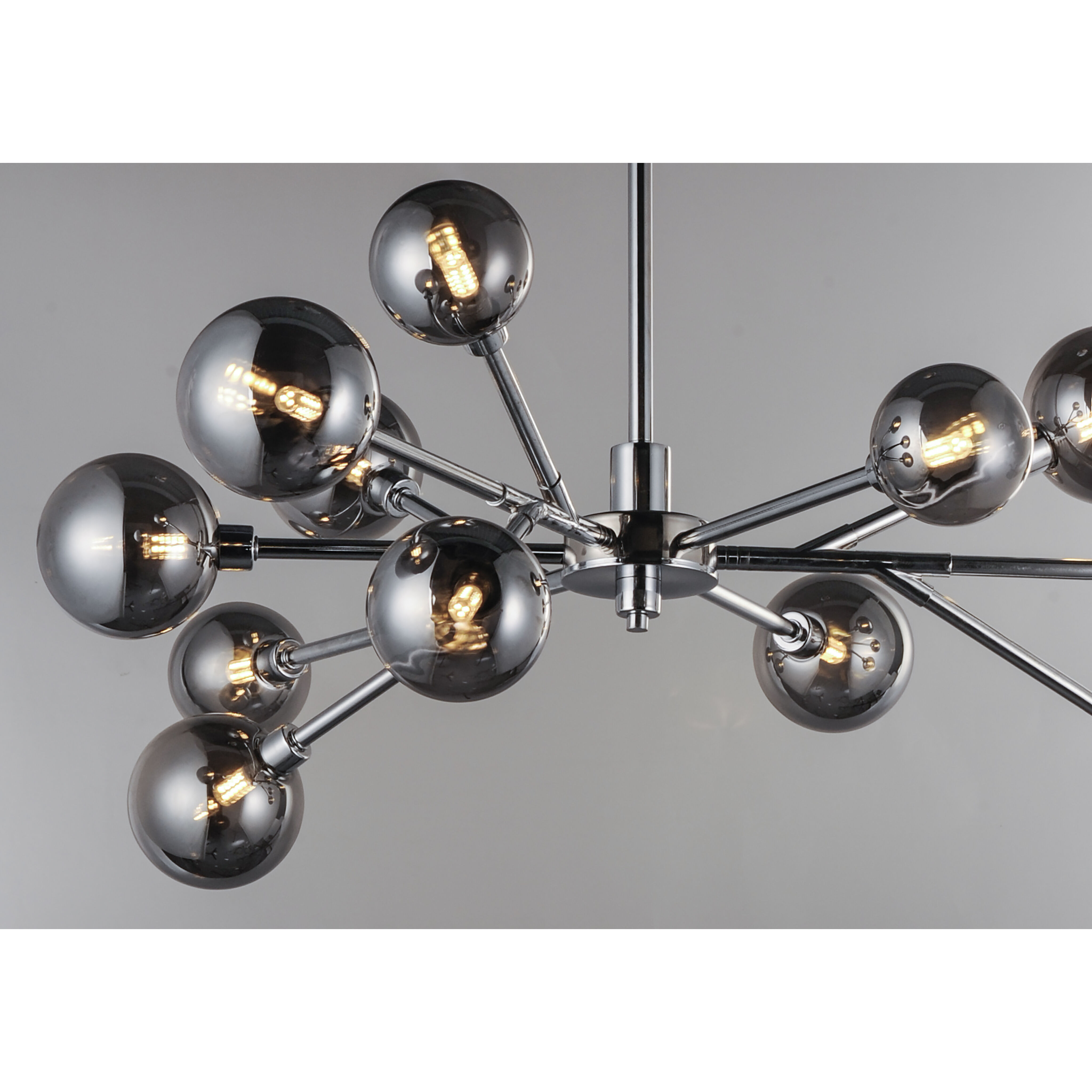 Asteroid LED 41.5 inch Polished Chrome Multi-Light Pendant Ceiling Light