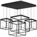 Entanglement LED 27.5 inch Black Multi-Light Pendant Ceiling Light