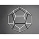 Penta LED 40 inch Black Single Pendant Ceiling Light