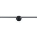 Dorian 18 watt 30.75 inch Black Picture Light Wall Light