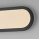 Latitudes LED 5.75 inch Black Bath Vanity Wall Light