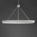 Geist LED 47.25 inch Textured White Ring Pendant Ceiling Light