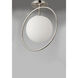 Revolution 1 Light 13 inch Polished Nickel Flush Mount Ceiling Light