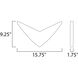Alumilux V LED 15.75 inch Satin Aluminum ADA Wall Sconce Wall Light