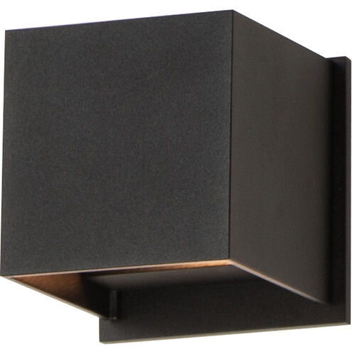 Alumilux Cube LED 4.25 inch Black ADA Wall Sconce Wall Light