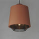 Phoenix LED 15.75 inch Brick and Black Single Pendant Ceiling Light