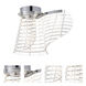 Tartan LED 10 inch Polished Chrome Flush Mount Ceiling Light