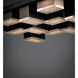 Pizzazz LED LED 22.75 inch Polished Chrome Flush Mount Ceiling Light
