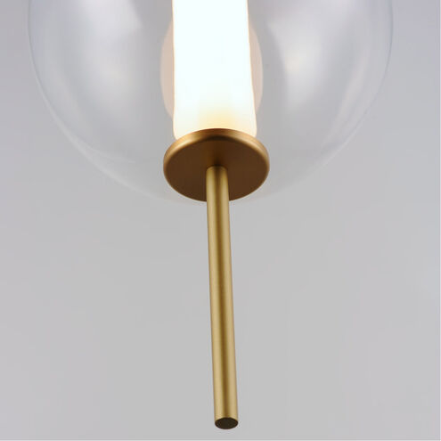 Axle LED 8 inch Gold Single Pendant Ceiling Light