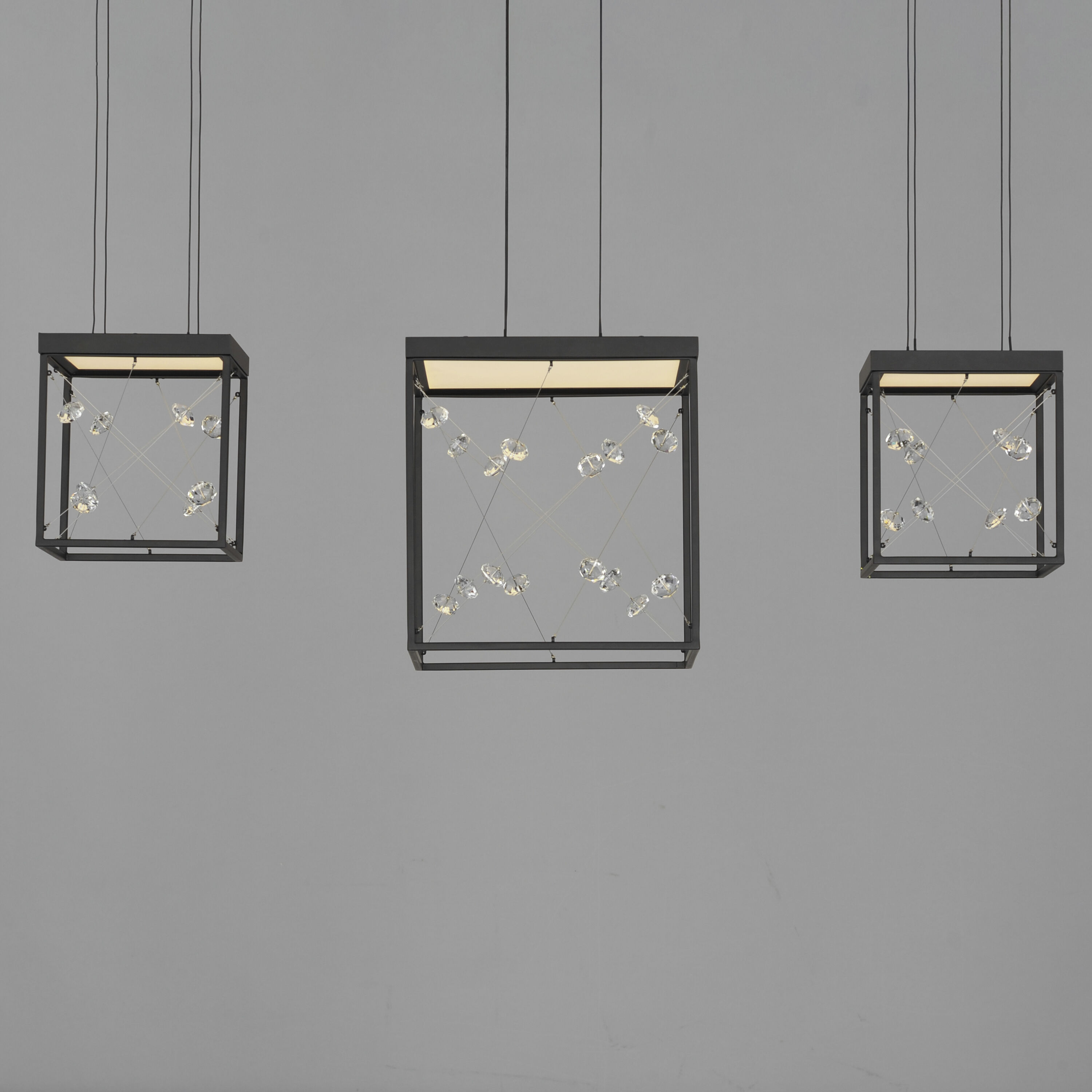 Entanglement LED 41.75 inch Black Linear Pendant Ceiling Light