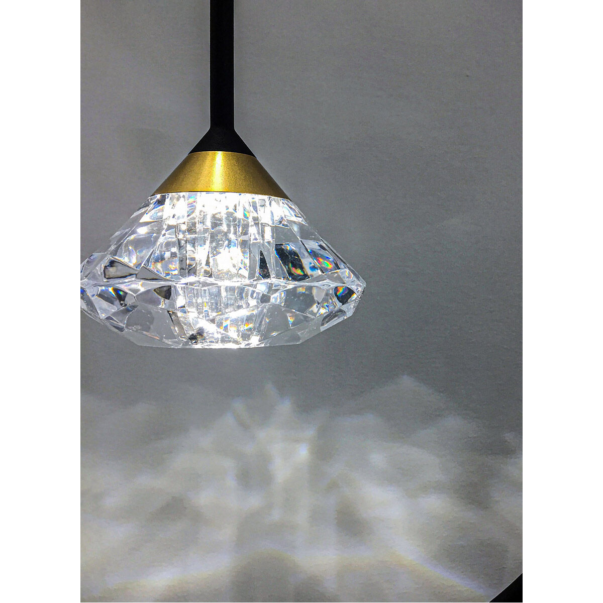 Hope 19.75 inch 3 watt Black and Metallic Gold Table Lamp Portable Light