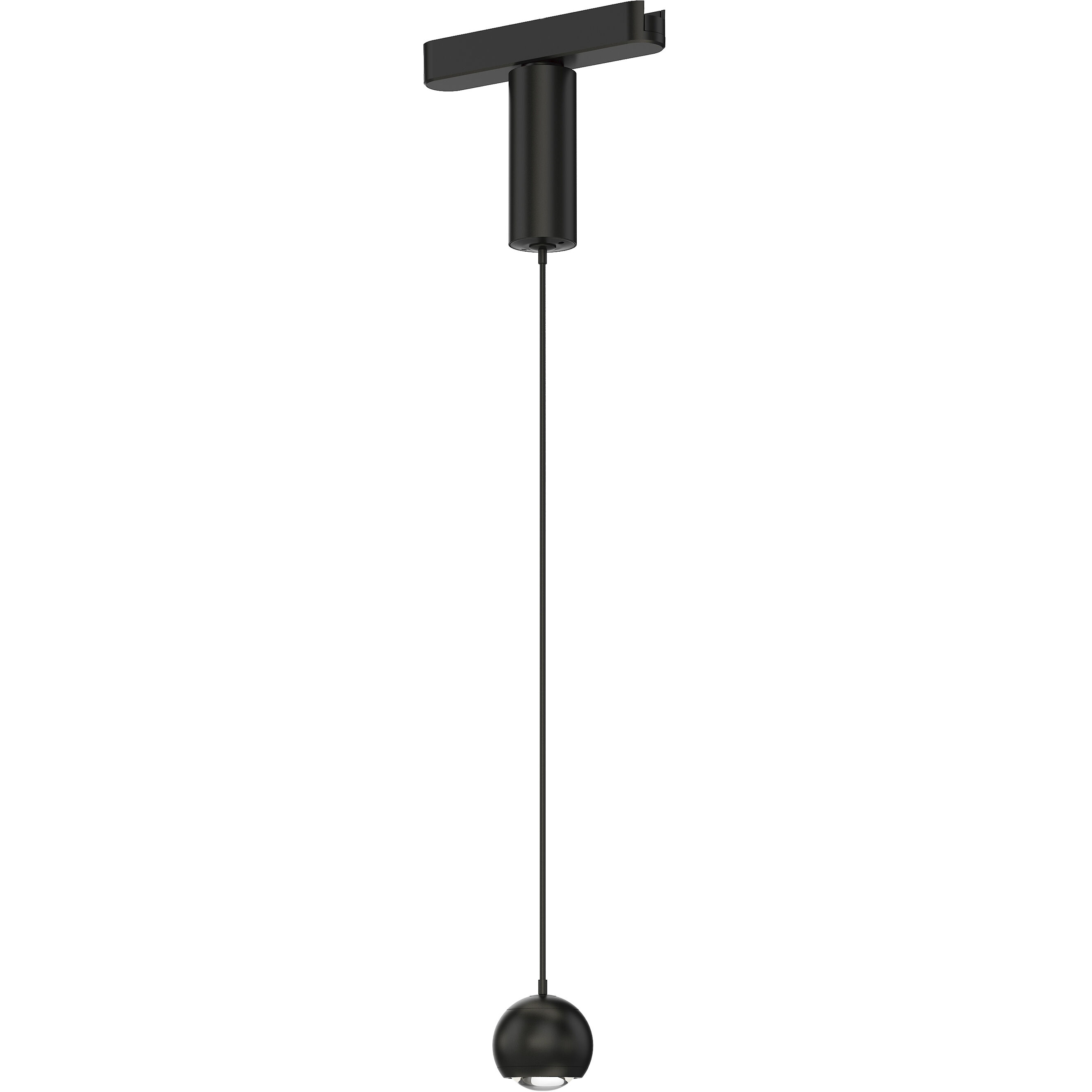 Continuum - Track 1 Light 120 Black Track Light Ceiling Light