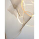 Rinkle LED 17.5 inch Polished Chrome Multi-Light Pendant Ceiling Light