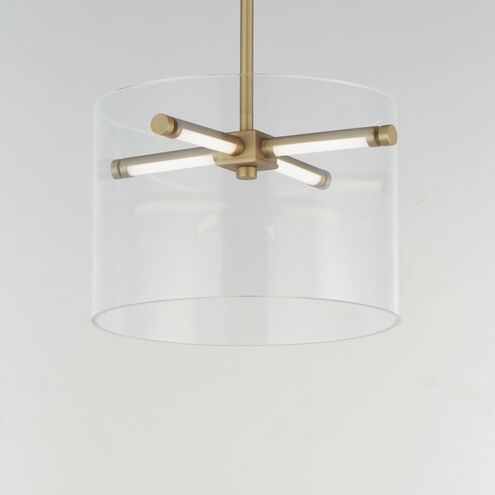 Polo LED 12.5 inch Gold Single Pendant Ceiling Light
