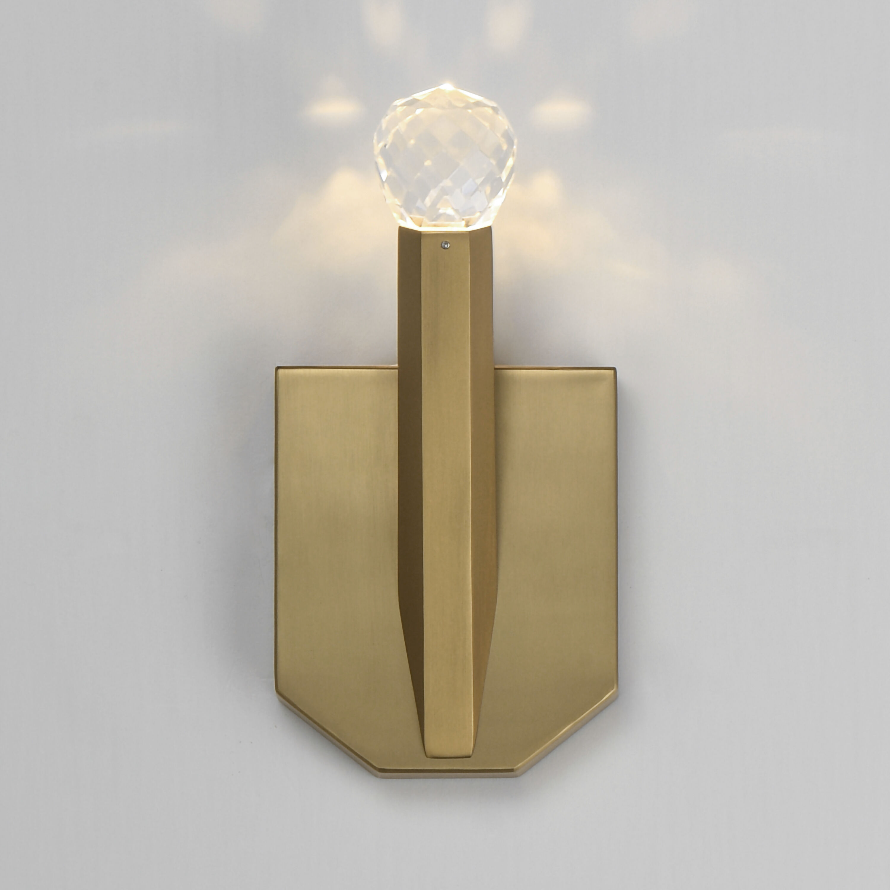 Allumettes LED 5 inch Gold ADA Wall Sconce Wall Light