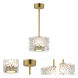Elysian LED 5.5 inch Natural Aged Brass Single Pendant Ceiling Light
