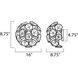 Fiori 8 Light 16.5 inch Polished Chrome Wall Sconce Wall Light