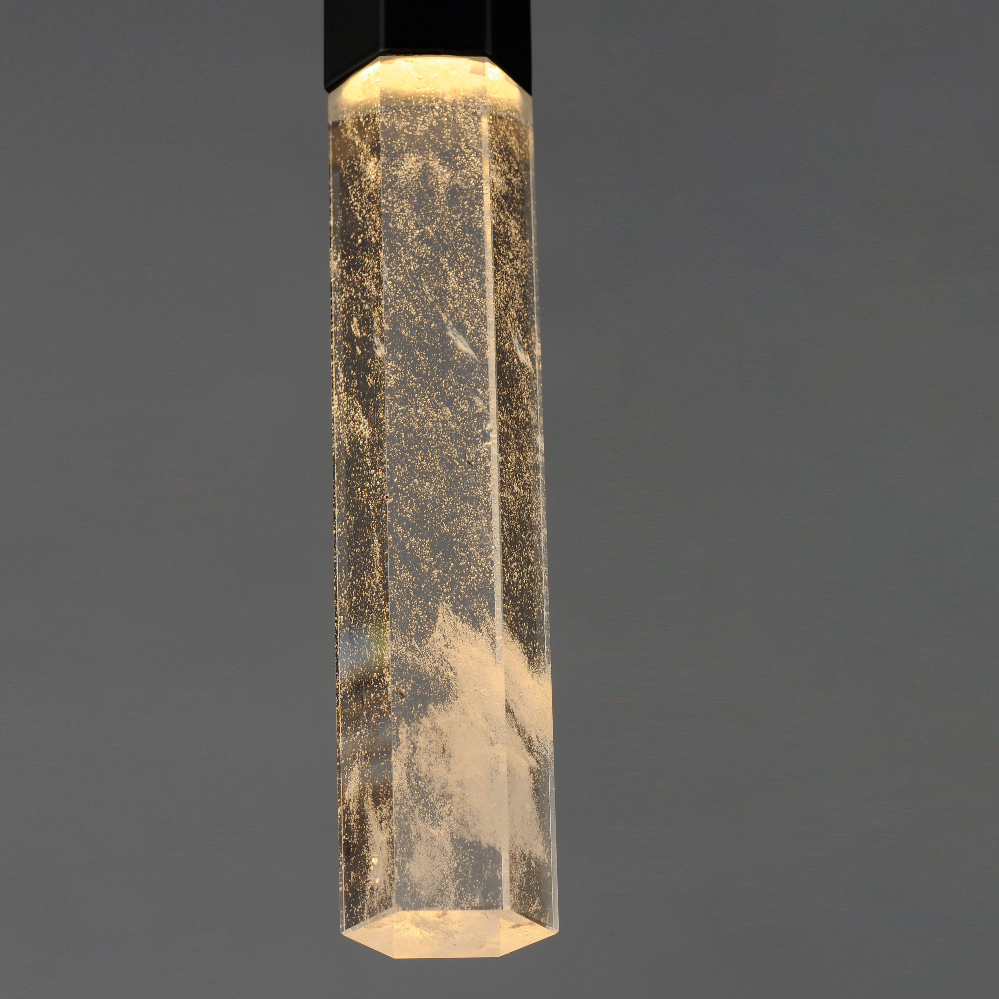 Diaphane LED 1.5 inch Black Single Pendant Ceiling Light