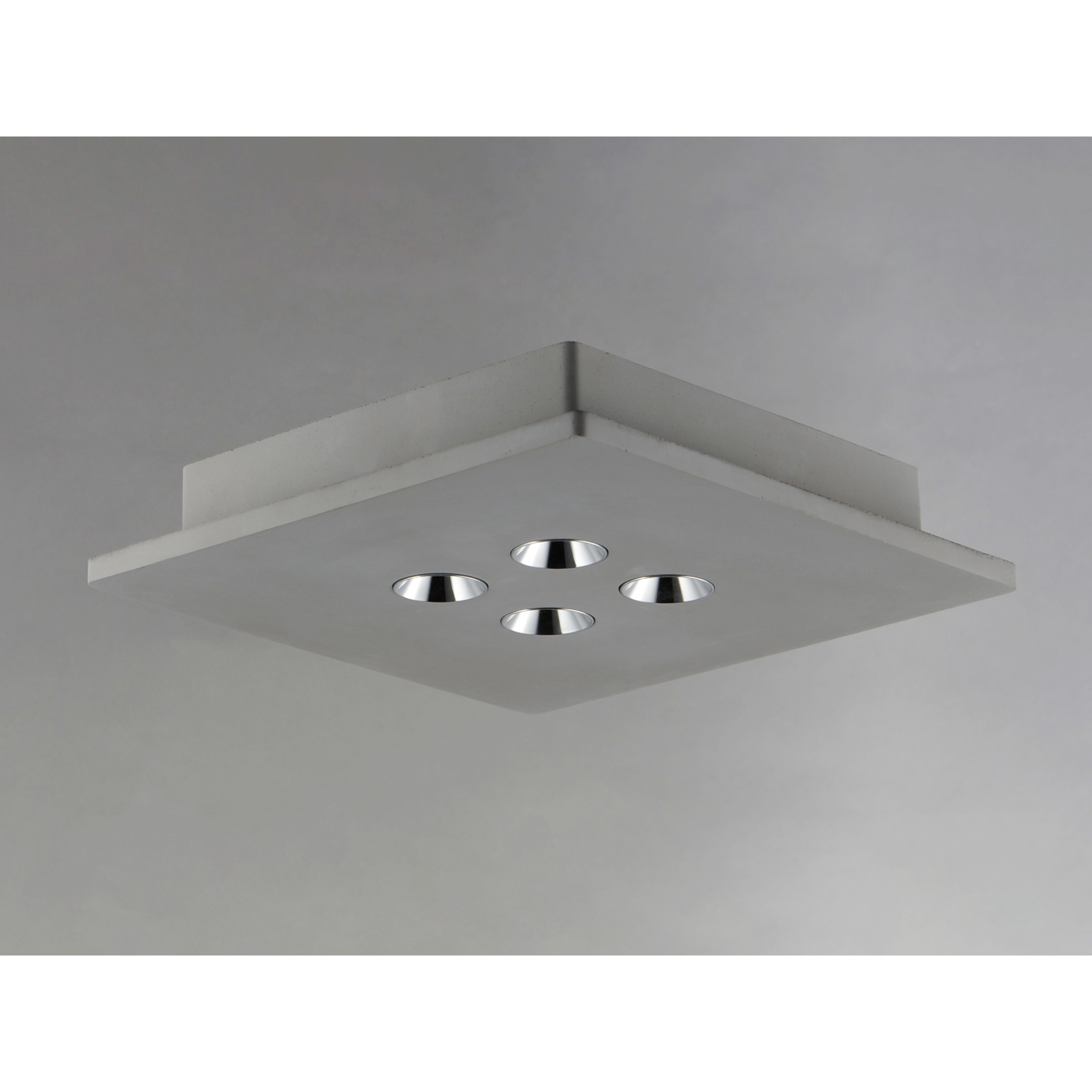 Peg LED 10 inch Gray Flush Mount Ceiling Light