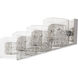 Gem 4 Light 31 inch Polished Chrome Bath Vanity Light Wall Light in Silver
