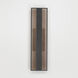 Interlace LED 24 inch Black and Aged Copper Outdoor Wall Mount