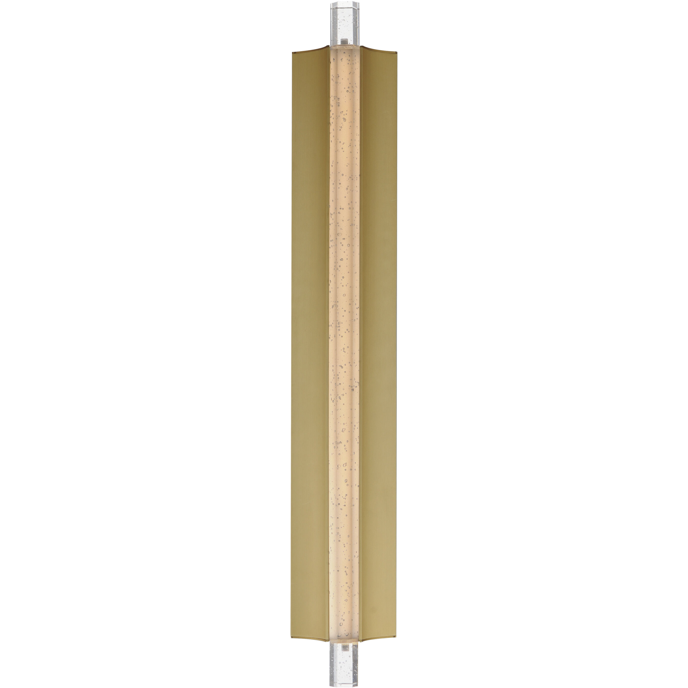 Hyperion LED 5 inch Gold ADA Wall Sconce Wall Light in Clear Crystal