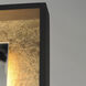 Floating 67 X 30 inch Gold Leaf and Black LED Wall Mirror