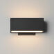 Blok LED 3.75 inch Black Outdoor Wall Mount