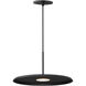 Berliner LED 13.75 inch Black Single Pendant Ceiling Light