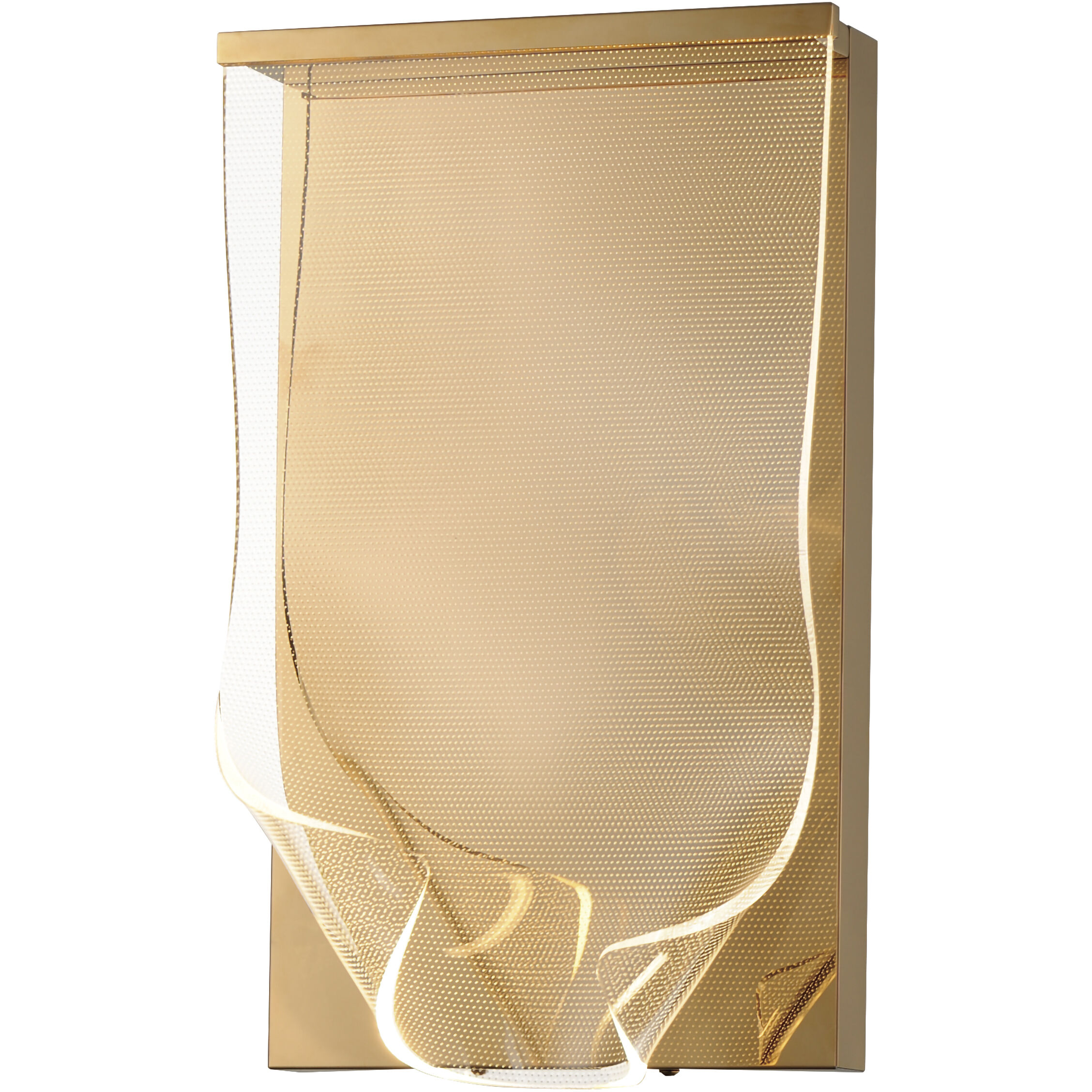 Rinkle LED 9.25 inch French Gold Wall Sconce Wall Light