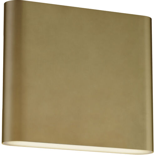 Spartan LED 7.75 inch Natural Aged Brass ADA Wall Sconce Wall Light