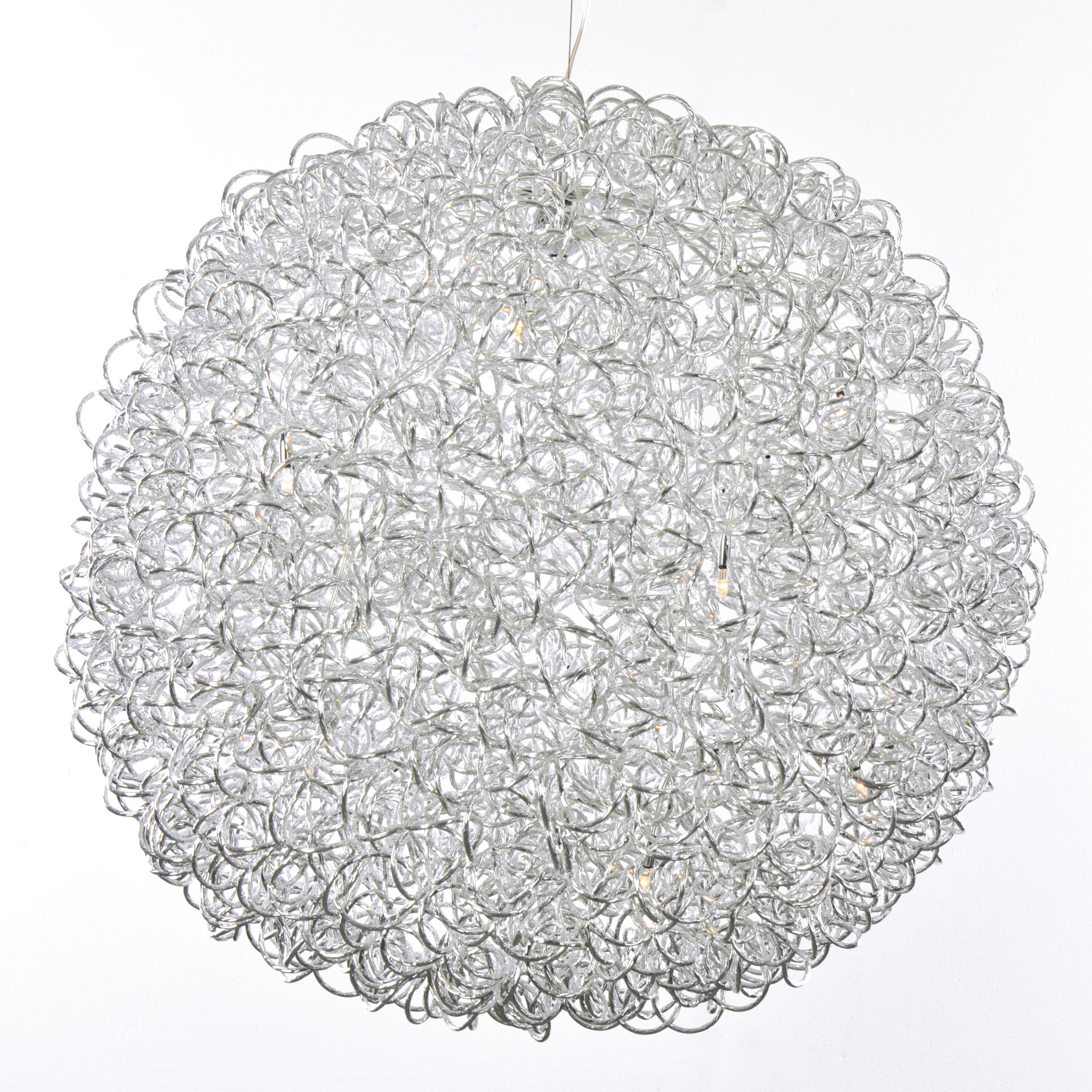 Dazed LED 31.5 inch Polished Chrome Single Pendant Ceiling Light