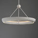 Geist LED 35.5 inch Textured White Ring Pendant Ceiling Light