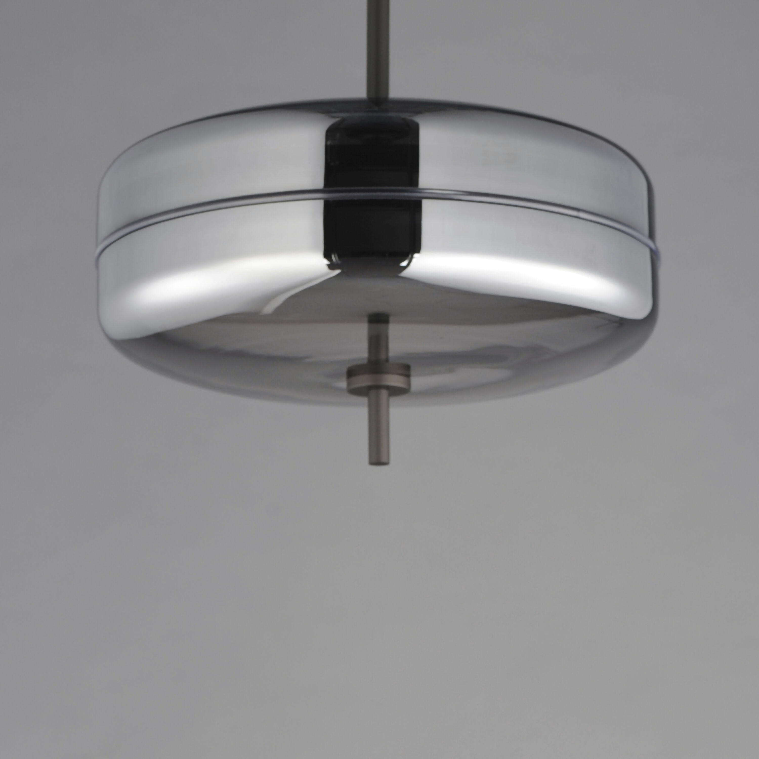 Voto LED 12 inch Gunmetal Multi-Light Pendant Ceiling Light in Smoke