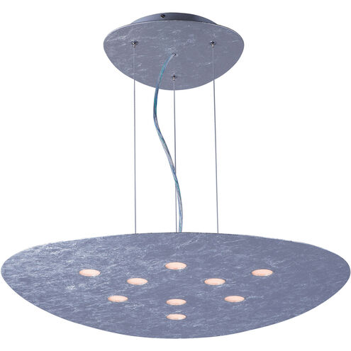 Palette LED 25.5 inch Silver Foil Pendant Ceiling Light