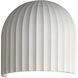 Basilica LED 8 inch Chaulk White ADA Wall Sconce Wall Light