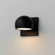 Modular LED 5 inch Black Outdoor Wall Sconce