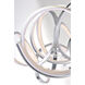 Chaos LED 29 inch Polished Chrome Single Pendant Ceiling Light