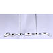 Timbale LED 15.5 inch Polished Chrome Multi-Light Pendant Ceiling Light